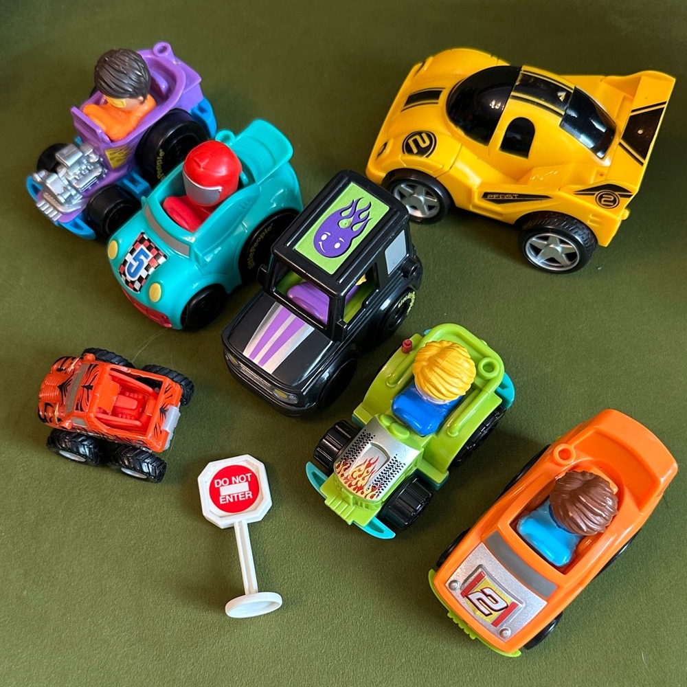 Kids Toy Car Set - Colorful Mini Vehicles (Multicolor)